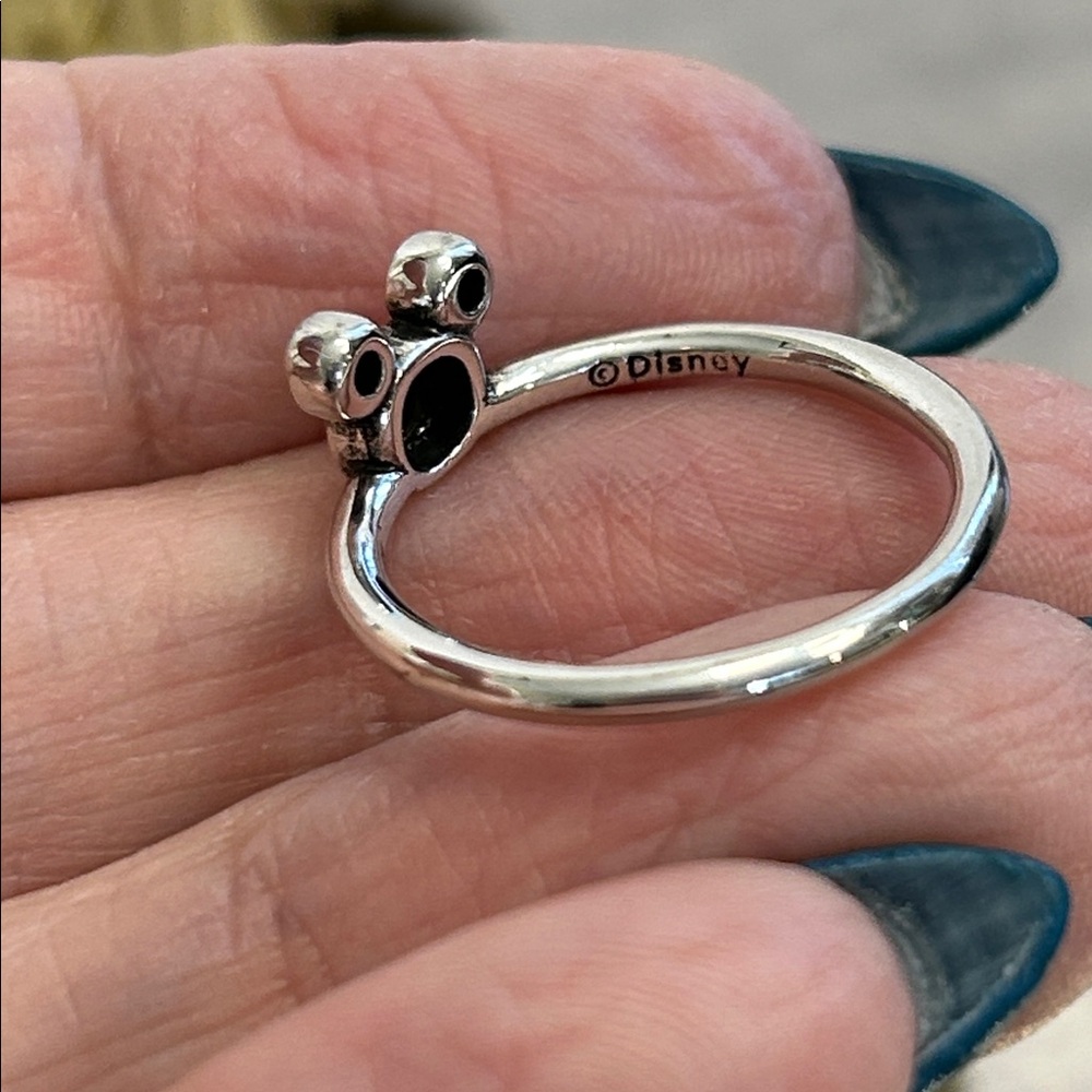 Pandora 925 Silver Mickey Mouse Disney Ring - Picture 3 of 6